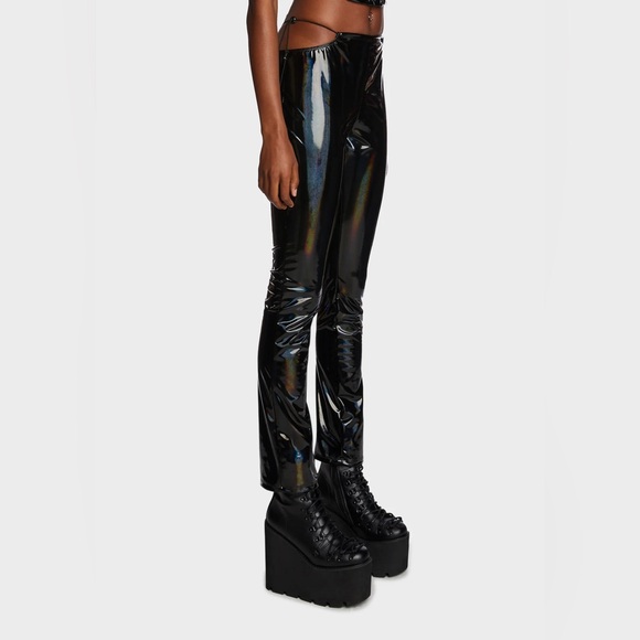 DOLLSKILL Rhythm Of The Night Cut-Out Pants - Picture 2 of 9